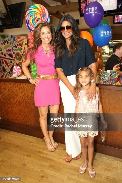 Event host Dylan Lauren and Rachel Roy attend Dylan's Candy Bar Candy Girl Collection LA Launch Event at Dylan's Candy Bar on May 17, 2014 in Los...