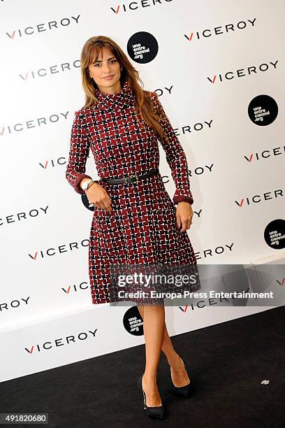 Penelope Cruz presents her new cinema project at Viceroy Headquarters on October 8, 2015 in Madrid, Spain.