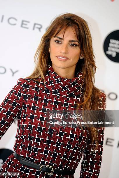 Penelope Cruz presents her new cinema project at Viceroy Headquarters on October 8, 2015 in Madrid, Spain.