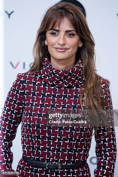 Spanish Actress Penelope Cruz presents her new cinema project at Viceroy Headquarters on October 8, 2015 in Madrid, Spain.