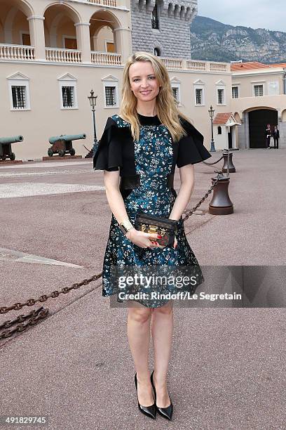 Louis Vuitton's executive vice president Delphine Arnault attends the Louis Vuitton Cruise Line Show 2015 at Palais Princier on May 17, 2014 in...