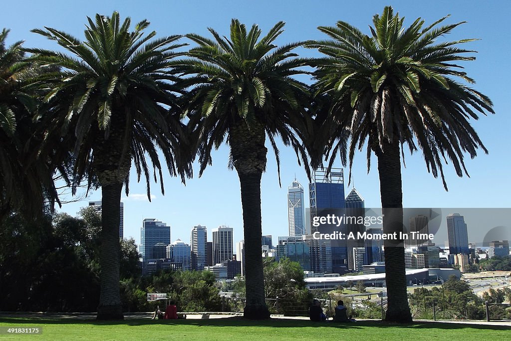 Perth City from Kinks Park