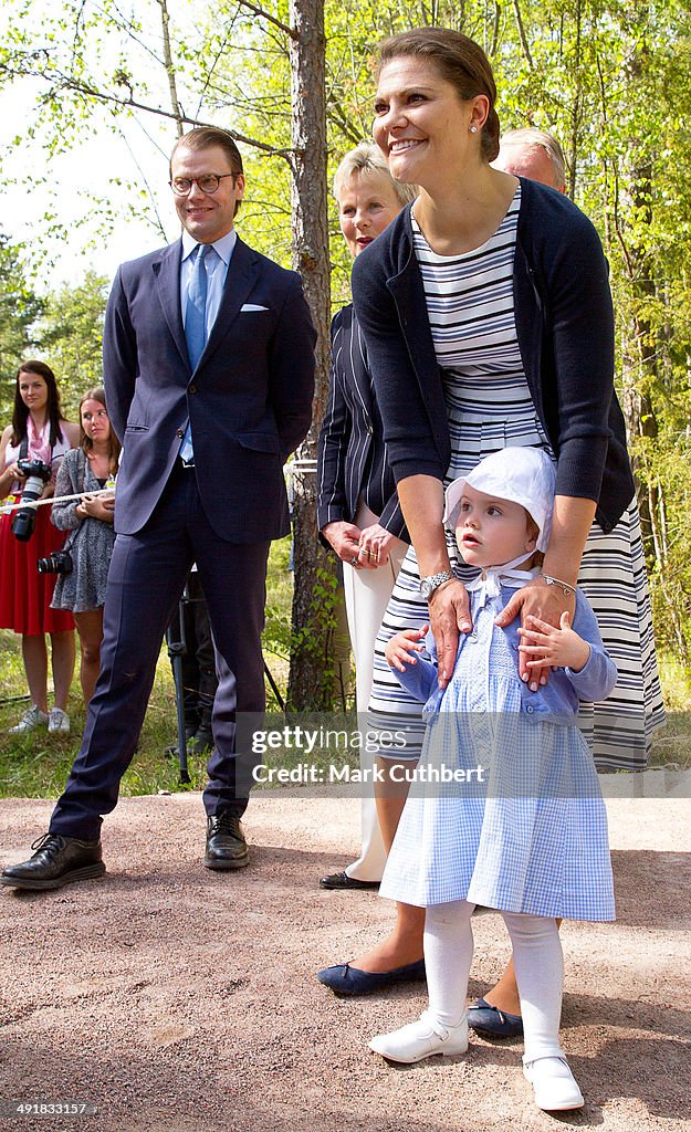 Princess Estelle of Sweden Carries Out Her First Official Engagement With Her Parents