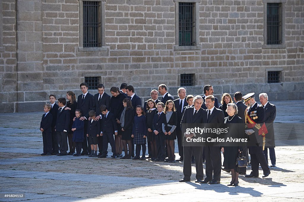 Spanish Royals Attend Corpore Insepulto Mass For Carlos de Borbon dos Sicilias