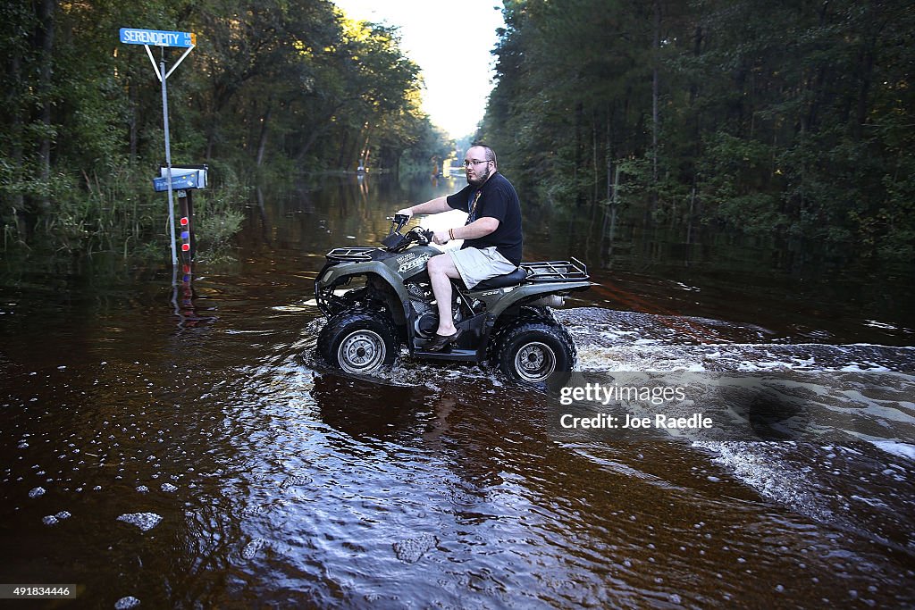 South Carolina Hit By Historic Rain And Flooding