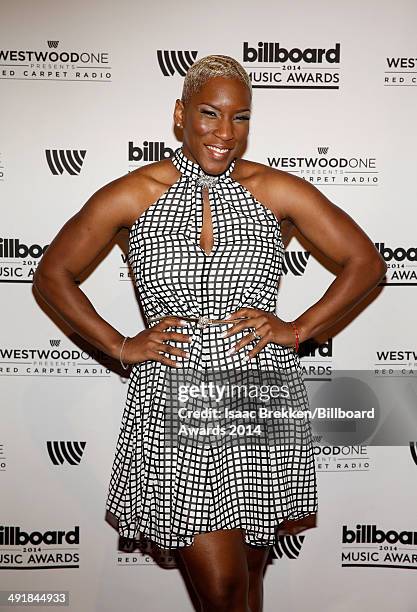 Singer Liv Warfield attends the 2014 Billboard Music Awards at the MGM Grand Garden Arena on May 17, 2014 in Las Vegas, Nevada.