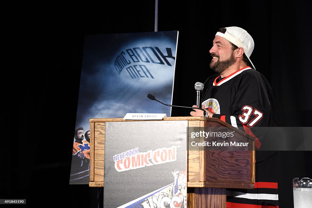 Kevin Smith And The Cast Of "Comic Book Men" At New York Comic Con 2015