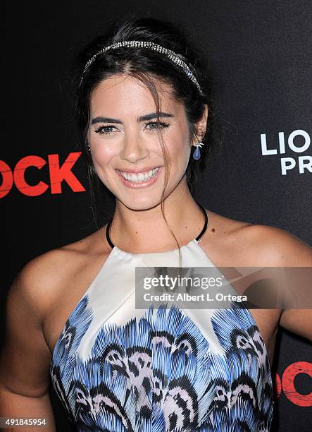 Actress Lorenza Izzo arrive for the Premiere Of Lionsgate Premiere's "Knock Knock" held at TCL Chinese Theatre on October 7, 2015 in Hollywood,...