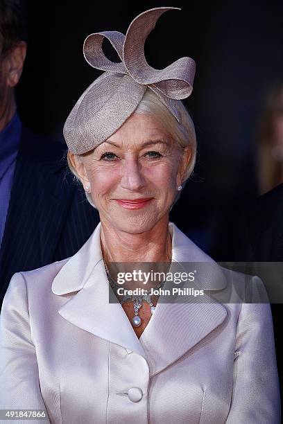 Helen Mirren attends The "Trumbo" Accenture Gala during BFI London Film Festival at Odeon Leicester Square on October 8, 2015 in London, England.