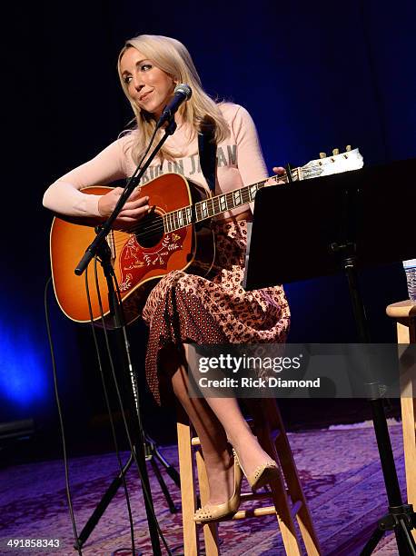 Ashley Monroe performs during the Country Music Hall of Fame & Museum Presents Songwriter Session: Ashley Monroe at Country Music Hall of Fame and...