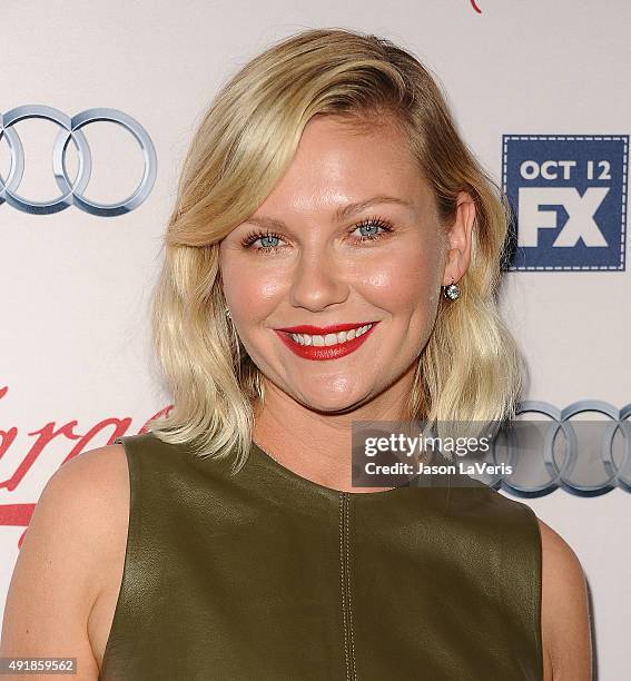 Actress Kirsten Dunst attends the premiere of FX's "Fargo" season 2 at ArcLight Cinemas on October 7, 2015 in Hollywood, California.