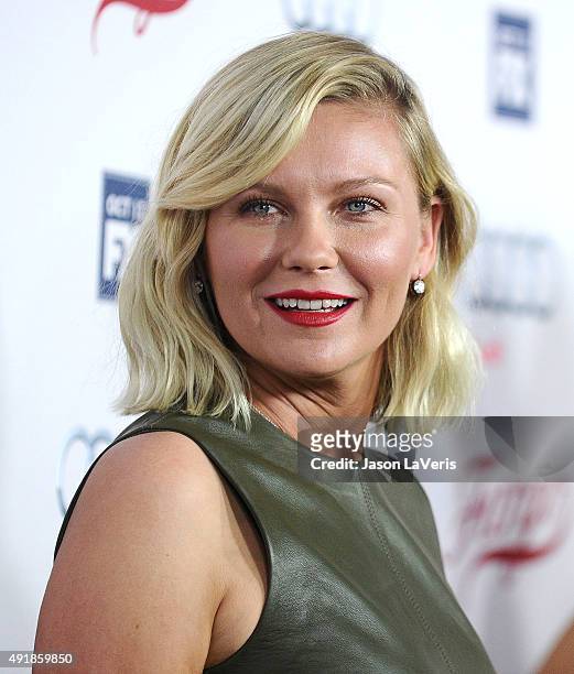 Actress Kirsten Dunst attends the premiere of FX's "Fargo" season 2 at ArcLight Cinemas on October 7, 2015 in Hollywood, California.