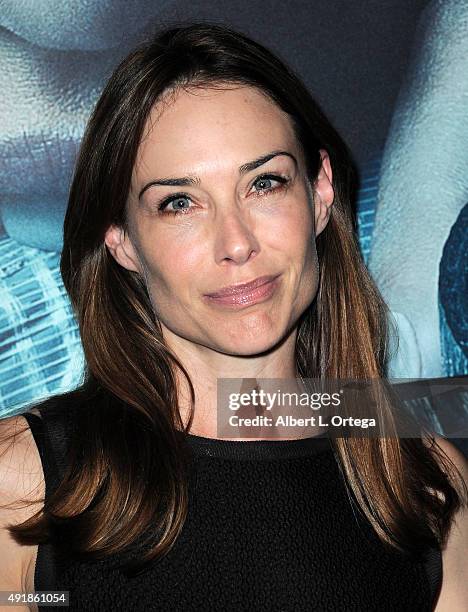 Actress Claire Forlani arrives for the Premiere Of Lionsgate Premiere's "Knock Knock" held at TCL Chinese Theatre on October 7, 2015 in Hollywood,...