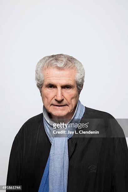 Director Claude Lelouch of 'Un plus une' is photographed for Los Angeles Times on September 25, 2015 in Toronto, Ontario. PUBLISHED IMAGE. CREDIT...
