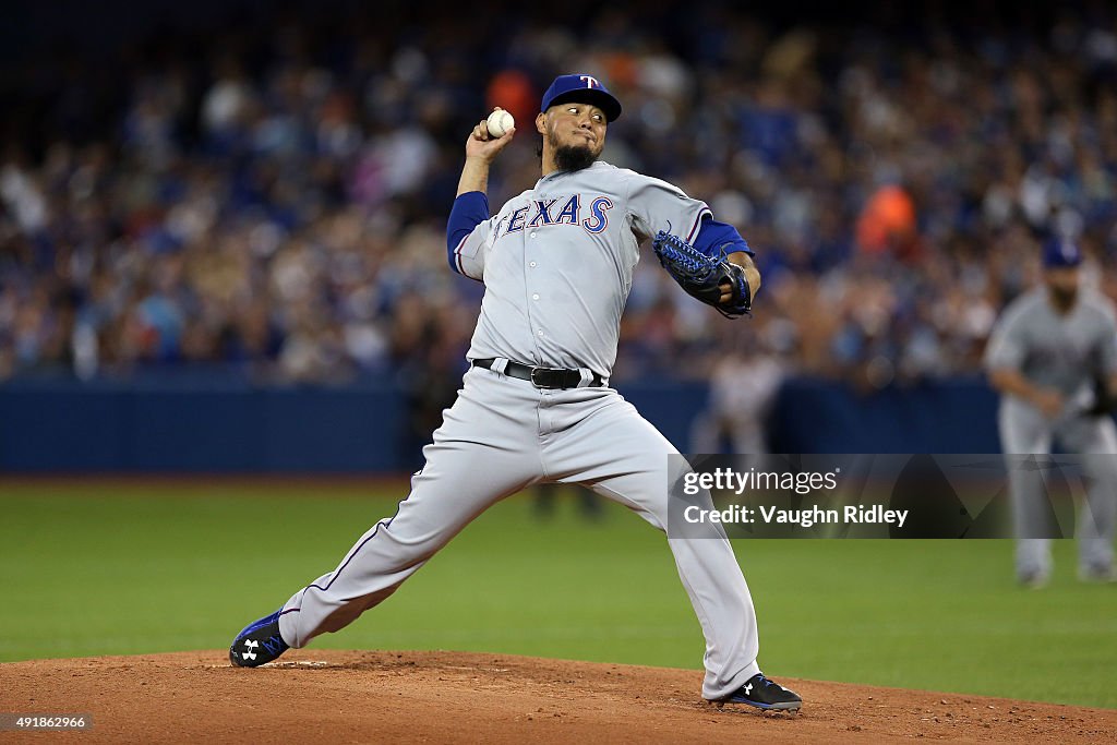 Division Series - Texas Rangers v Toronto Blue Jays - Game One