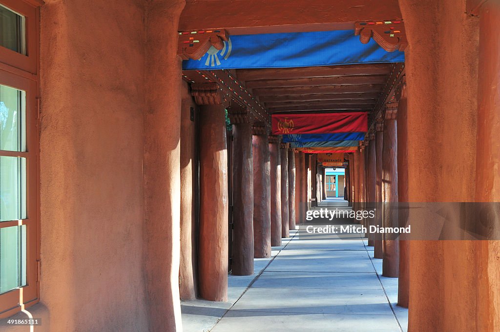 Santa Fe hallway corridor