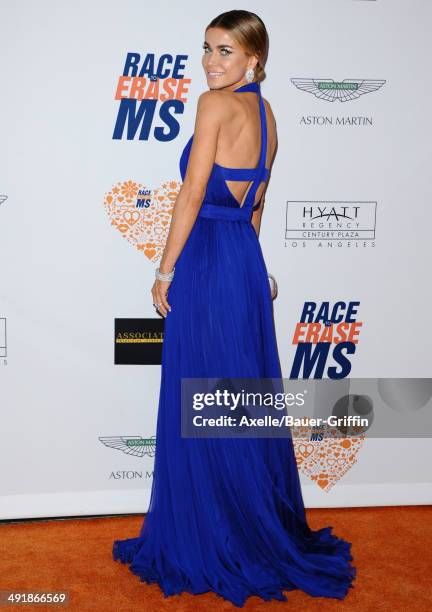 Actress Carmen Electra arrives at the 21st Annual Race To Erase MS Gala at the Hyatt Regency Century Plaza on May 2, 2014 in Century City, California.