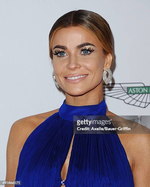 Actress Carmen Electra arrives at the 21st Annual Race To Erase MS Gala at the Hyatt Regency Century Plaza on May 2, 2014 in Century City, California.