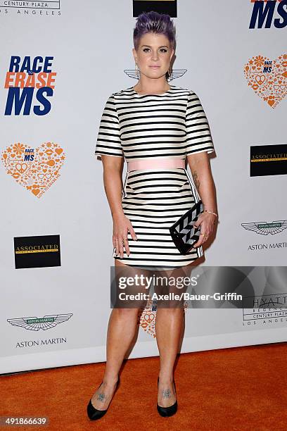 Personality Kelly Osbourne arrives at the 21st Annual Race To Erase MS Gala at the Hyatt Regency Century Plaza on May 2, 2014 in Century City,...