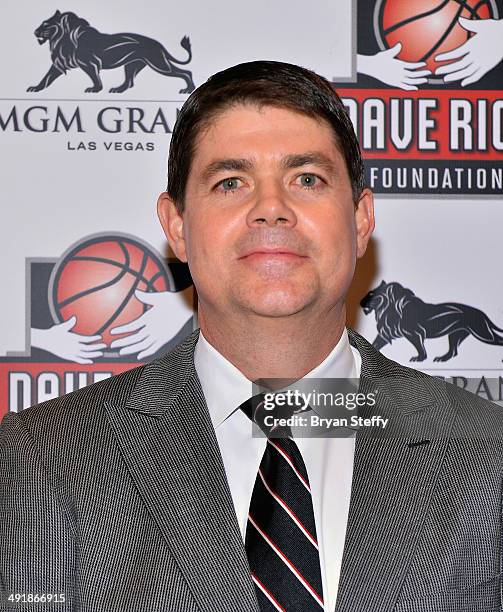 Basketball head coach and Dave Rice Foundation Chairman Dave Rice arrives at the third annual Dave Rice Foundation gala "An Evening with Dave Rice"...