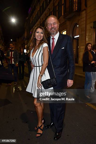 Arturo Artom and Alessandra Repini attend 'La Vendemmia 2015' The World's Finest Wine & Lifestyle Experience on October 8, 2015 in Milan, Italy.