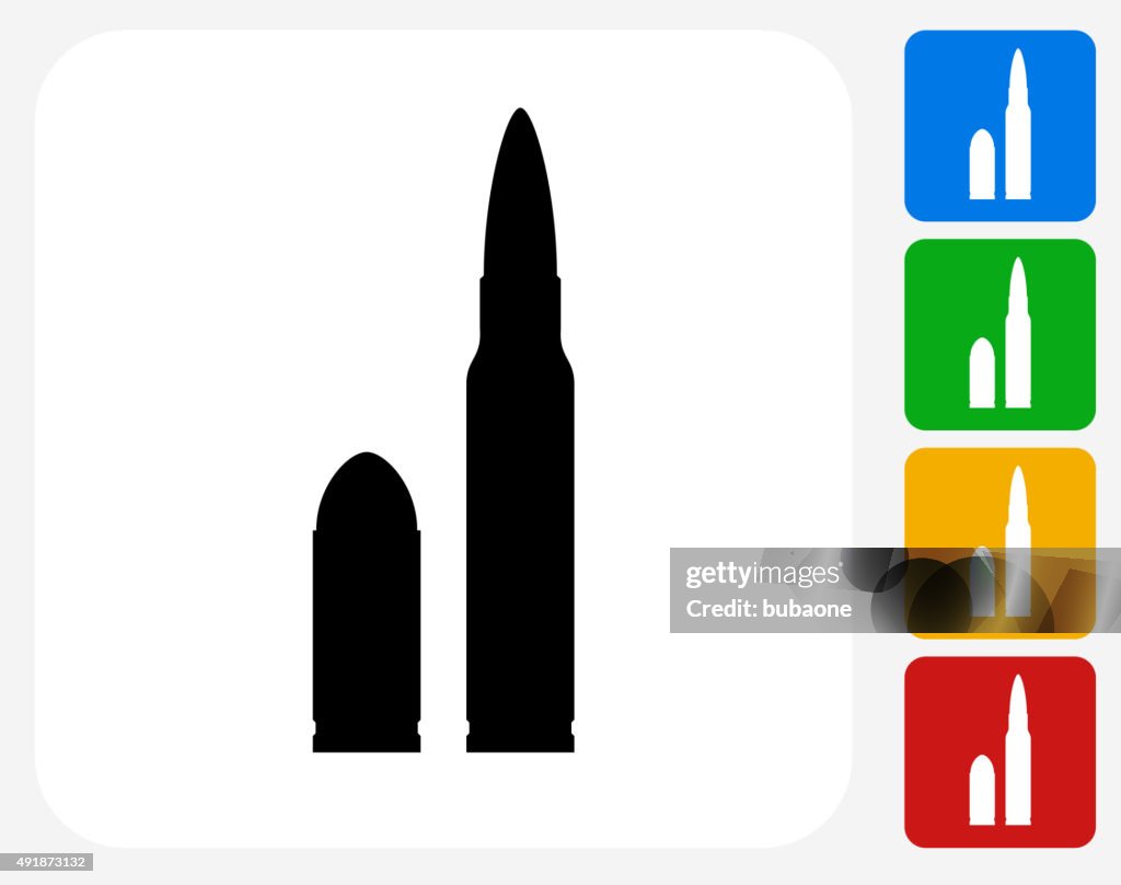 Bullet Icon Flat Graphic Design