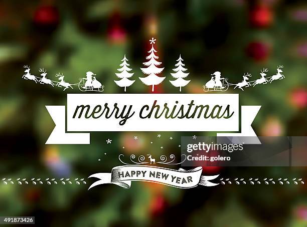 christmas vector ornament on blurred festive illuminated background - low light stock illustrations