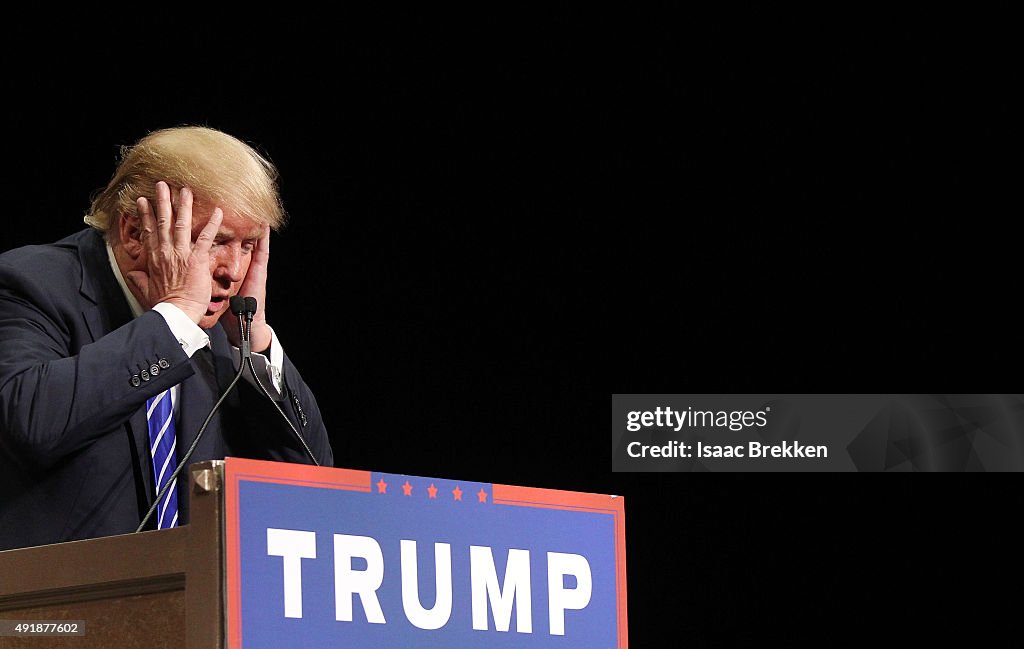 Donald Trump Holds Campaign Rally In Las Vegas