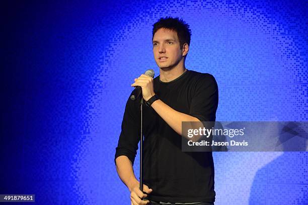 Comedian Levi MacDougall performs at the Bud Light Presents Wild West Comedy Festival featuring Demetri Martin at Third Man Records on May 17, 2014...