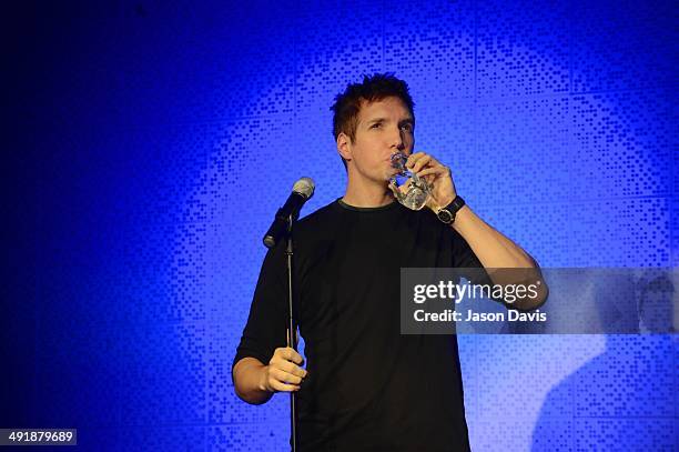 Comedian Levi MacDougall performs at the Bud Light Presents Wild West Comedy Festival featuring Demetri Martin at Third Man Records on May 17, 2014...