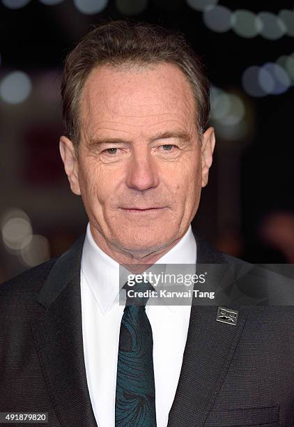 Bryan Cranston attends a screening of "Trumbo" during the BFI London Film Festival at Odeon Leicester Square on October 8, 2015 in London, England.