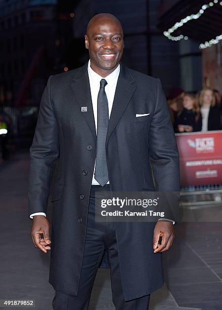 Adewale Akinnuoye-Agbaje attends a screening of "Trumbo" during the BFI London Film Festival at Odeon Leicester Square on October 8, 2015 in London,...