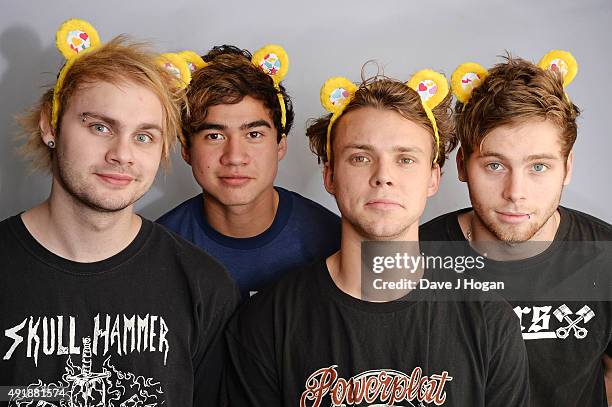 Seconds of Summer support BBC Children in Need at One Big Night at SSE Arena Wembley on October 8, 2015 in London, England.