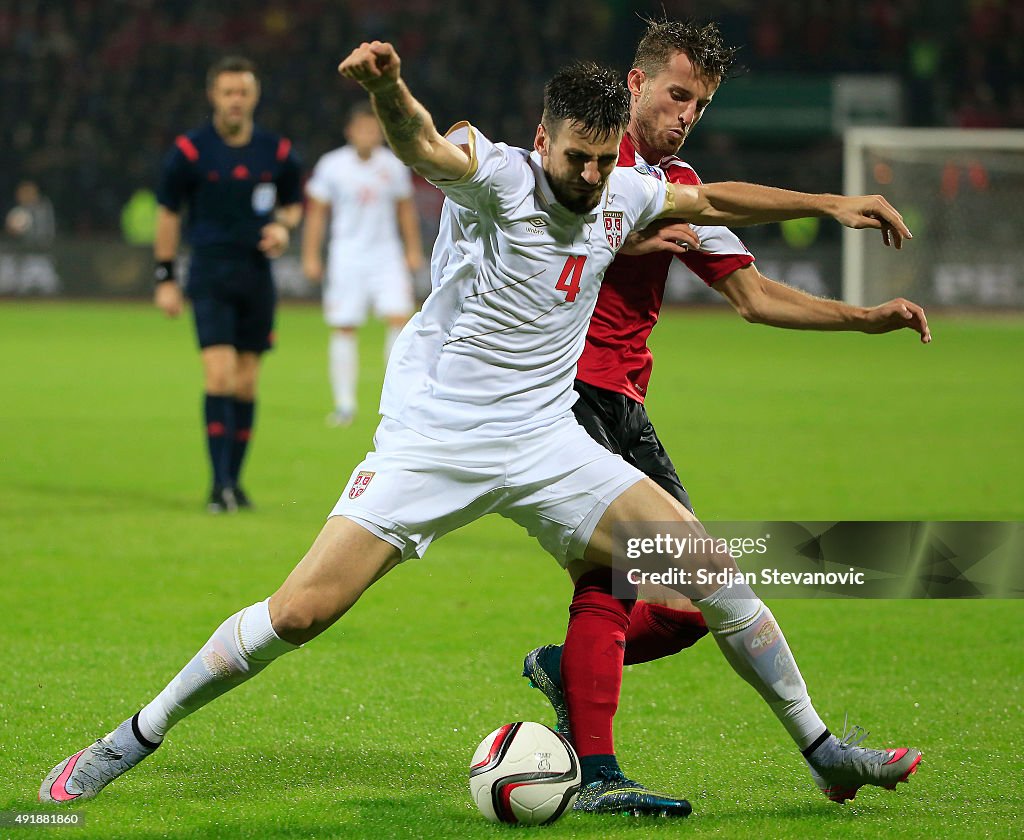 Albania v Serbia - UEFA EURO 2016 Qualifier