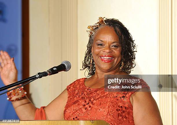 Mayisha Akbar attends Compton Jr. Posse 7th annual fundraiser gala at The Los Angeles Equestrian Center on May 17, 2014 in Burbank, California.