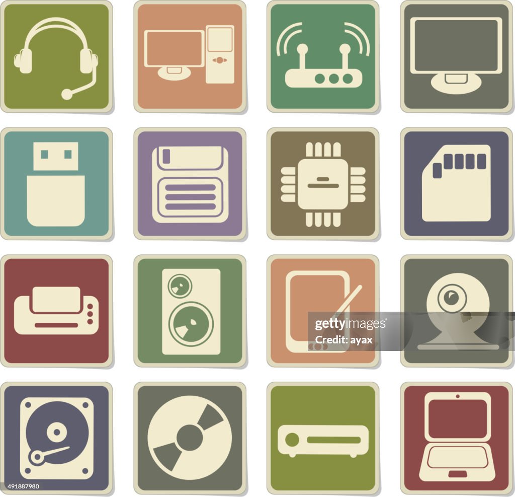 Computer Equiments Computer Equipment High-Res Vector Graphic - Getty Images