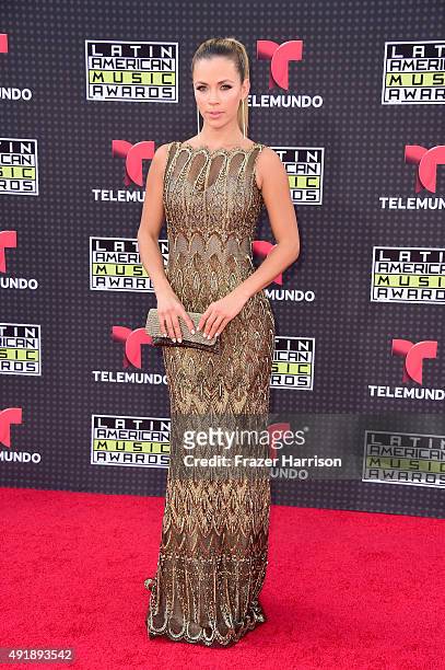 Actress Ximena Duque attends Telemundo's Latin American Music Awards at the Dolby Theatre on October 8, 2015 in Hollywood, California.