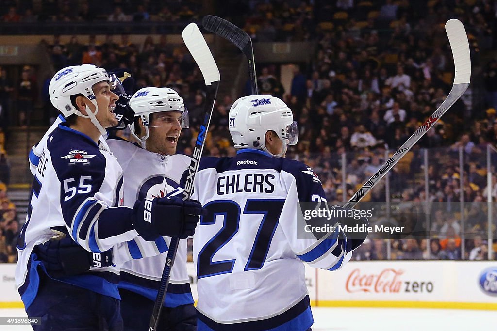 Winnipeg Jets v Boston Bruins