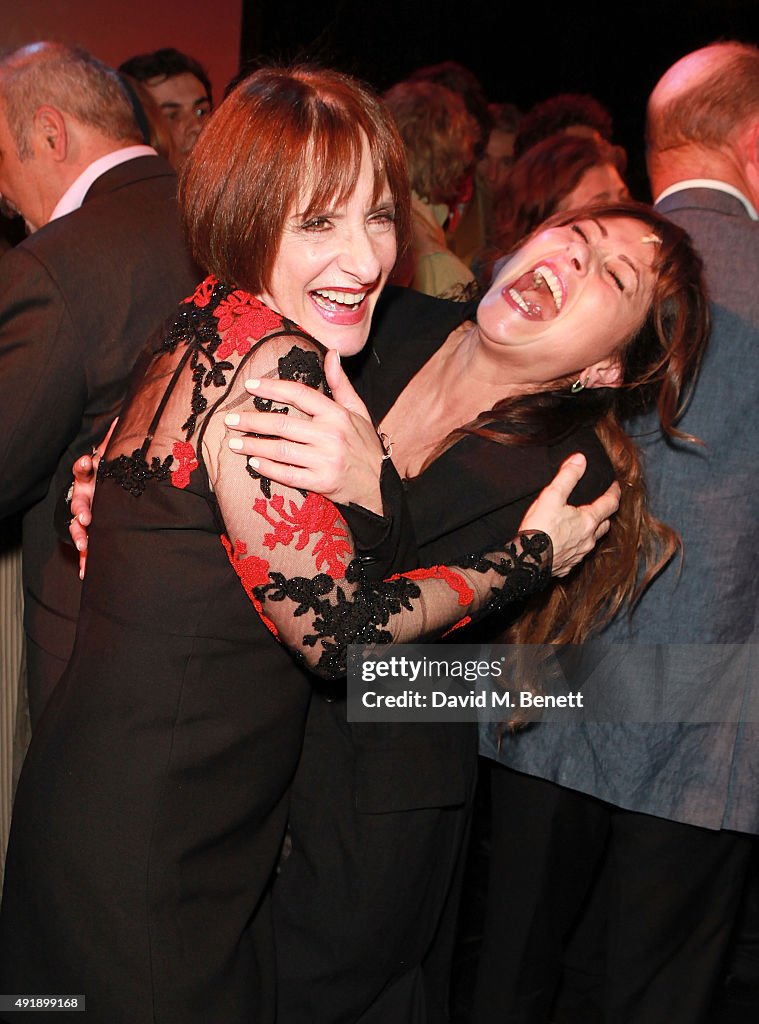 Patti Lupone and Frances Ruffelle attend the