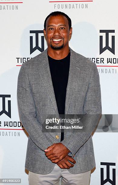 Golfer Tiger Woods attends Tiger Jam 2014 at the Mandalay Bay Events Center on May 17, 2014 in Las Vegas, Nevada.