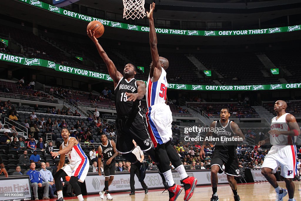 Brooklyn Nets v Detroit Pistons