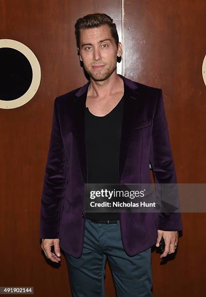 Lance Bass attends the 2015 Friends of Hudson River Park Gala at Hudson River Park's Pier 62 on October 8, 2015 in New York City.