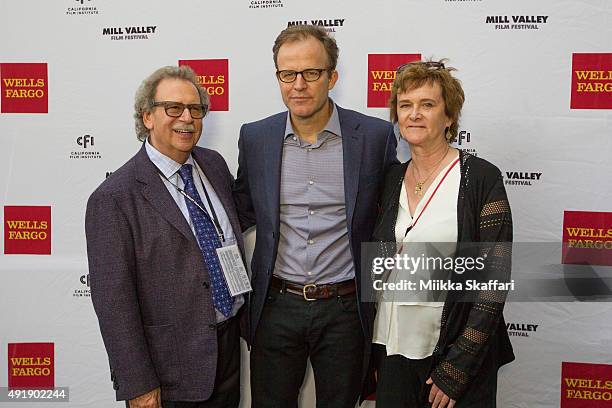 Executive Director Mark Fishkin, Director of "Spotlight" Tom McCarthy and Director of Programing Zoe Elton arrive at opening night screenings of...