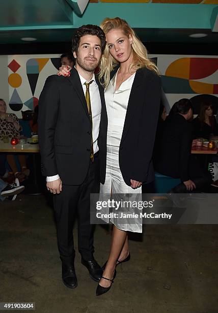 Director/writer Jake Hoffman and Erin Heatherton attend The Cinema Society And Northwest Host A screening Of IFC Films' "Asthma" After Party on...