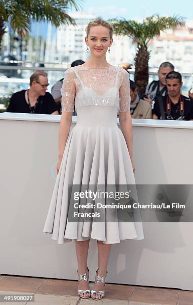 Actress Jess Weixler attends "The Disappearance Of Eleanor Rigby" photocall at the 67th Annual Cannes Film Festival on May 18, 2014 in Cannes, France.