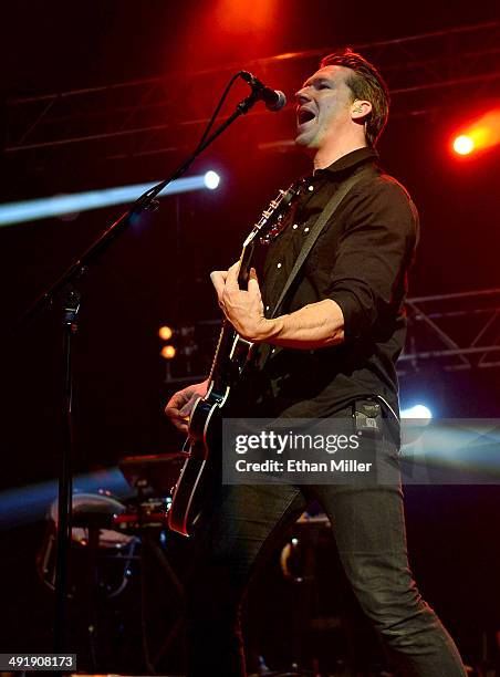 Guitarist Zach Filkins of OneRepublic performs during Tiger Jam 2014 at the Mandalay Bay Events Center on May 17, 2014 in Las Vegas, Nevada.