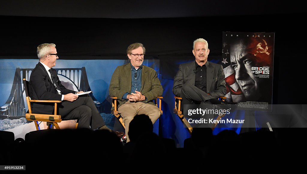 BRIDGE OF SPIES: THE EXCHANGE -A Satellite Q&A Conversation With Steven Spielberg & Tom Hanks Moderated By Jess Cagle