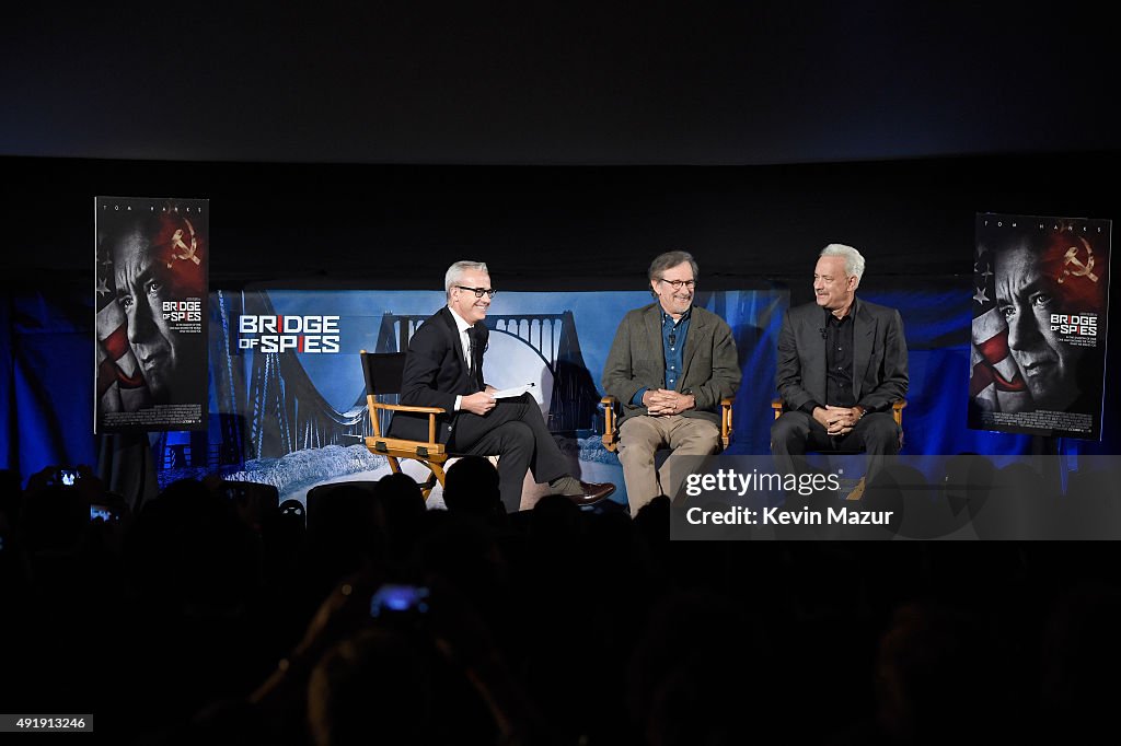 BRIDGE OF SPIES: THE EXCHANGE -A Satellite Q&A Conversation With Steven Spielberg & Tom Hanks Moderated By Jess Cagle