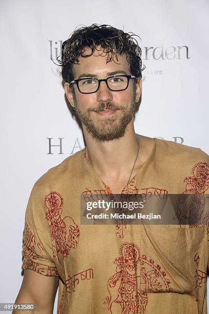 Wes Ramsey arrives at Hale Bob Liberty Garden Fashion Show on October 8, 2015 in Los Angeles, California.