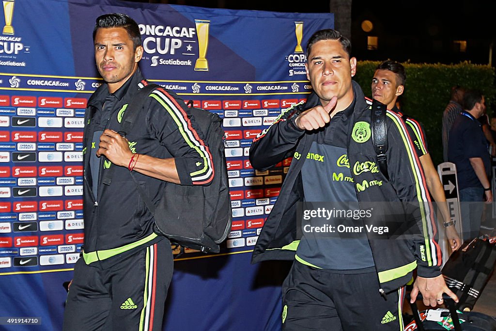 Mexico National Team Arrives The United States